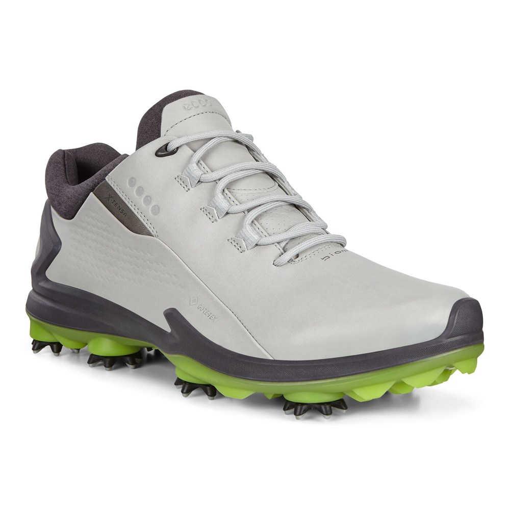 Mens Golf Shoes - ECCO Biom G3 Cleated - White - 4398INFRE